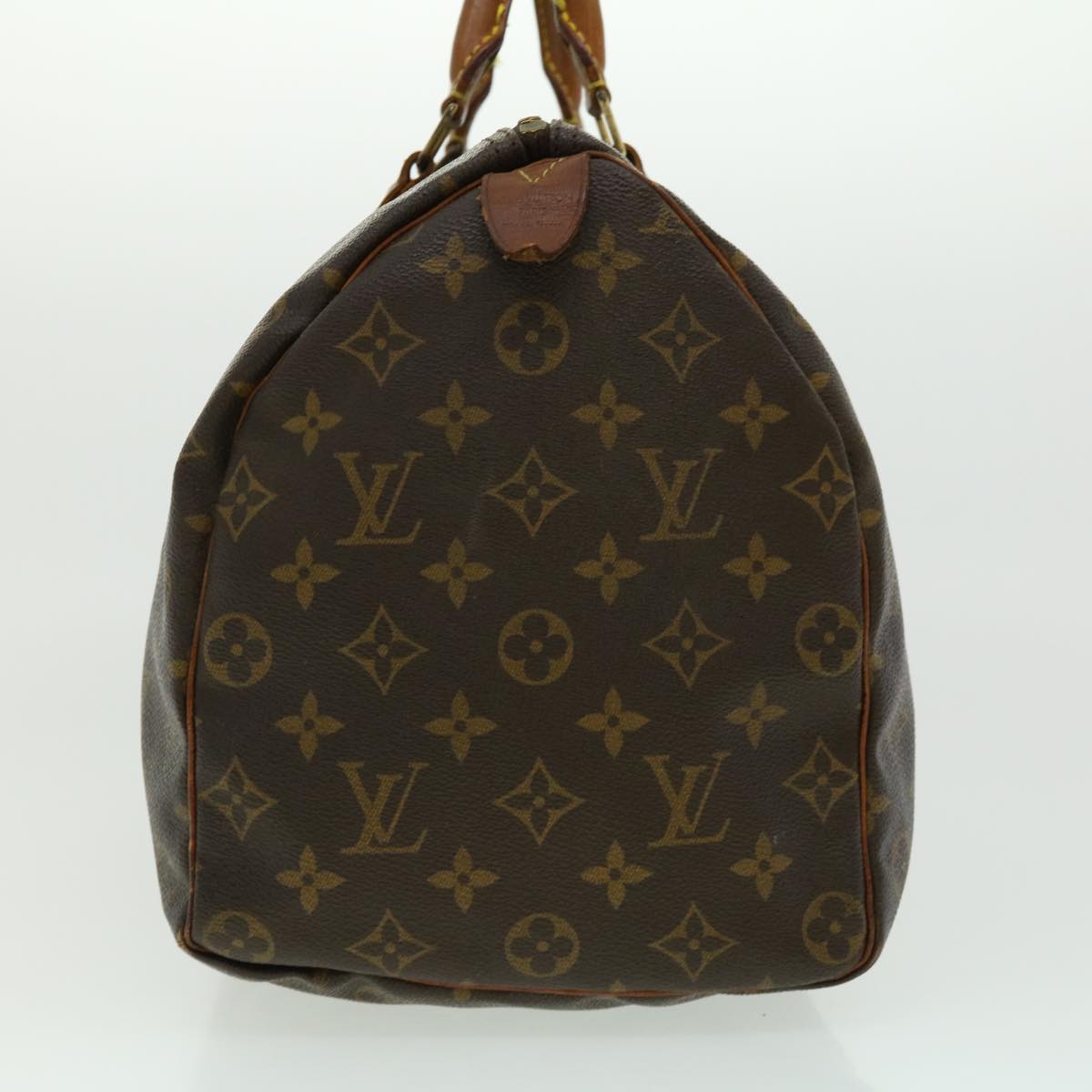 LOUIS VUITTON Monogram Speedy 35 Hand Bag M41524 LV Auth uy049