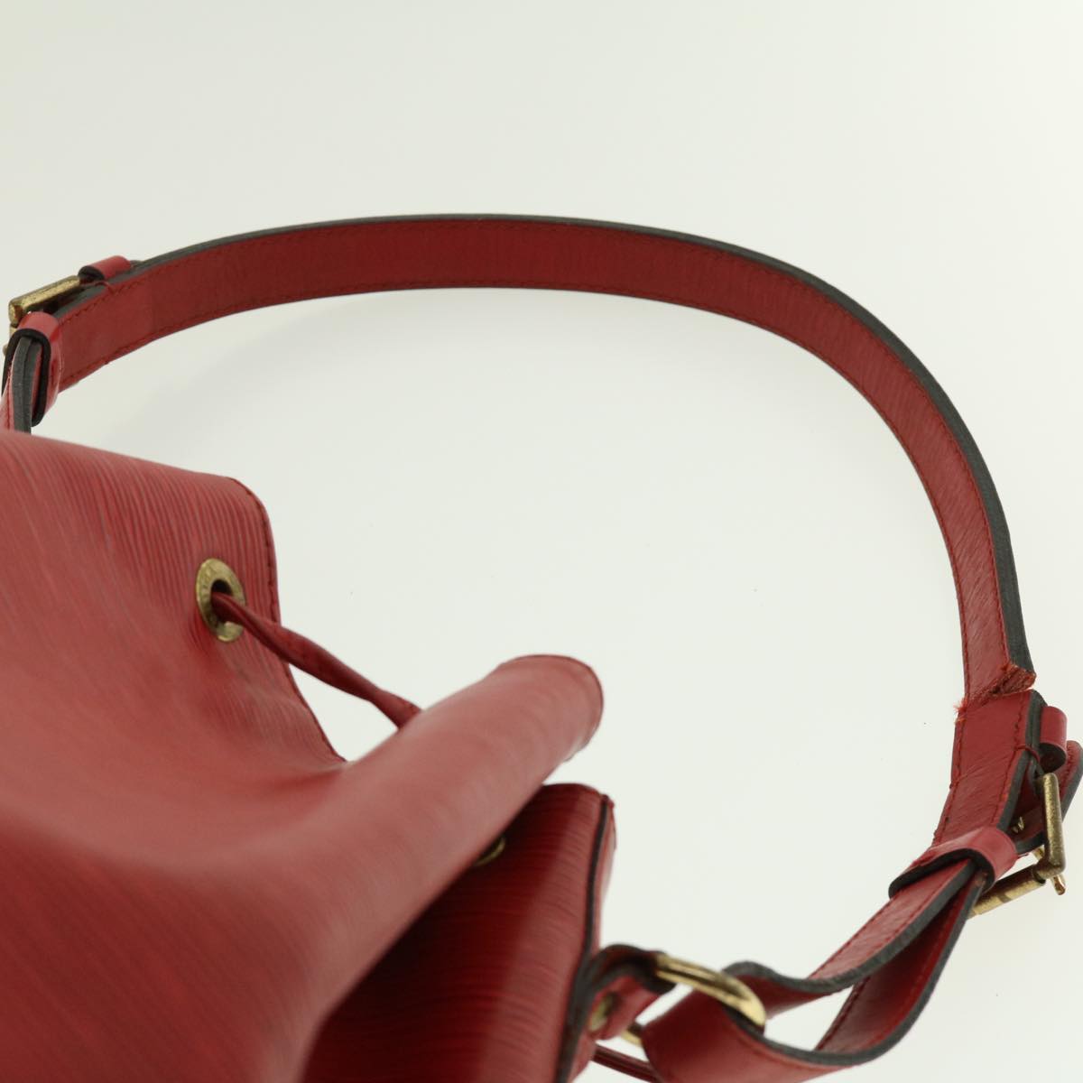 LOUIS VUITTON Epi Noe Shoulder Bag Red M44007 LV Auth uy093