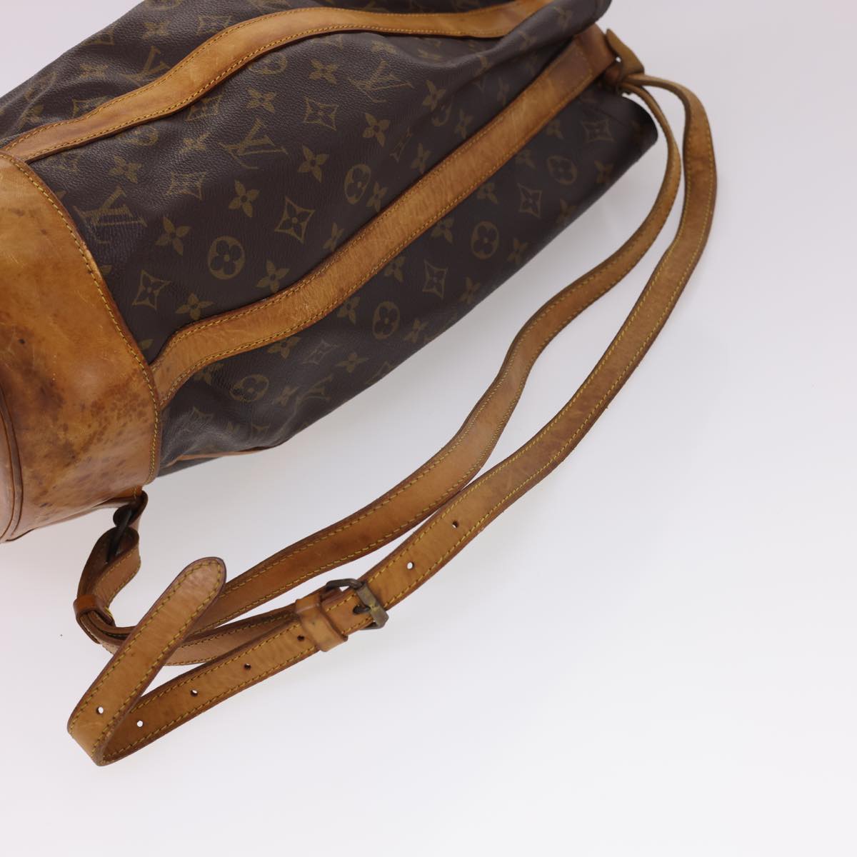 LOUIS VUITTON Monogram Randonnee GM Shoulder Bag M42244 LV Auth uy101