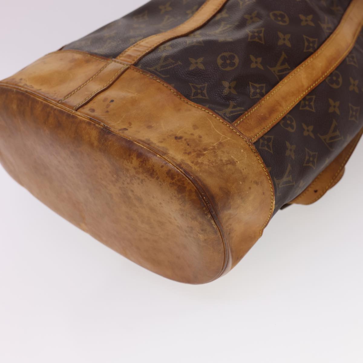 LOUIS VUITTON Monogram Randonnee GM Shoulder Bag M42244 LV Auth uy101