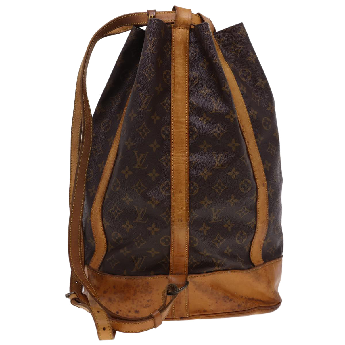 LOUIS VUITTON Monogram Randonnee GM Shoulder Bag M42244 LV Auth uy101