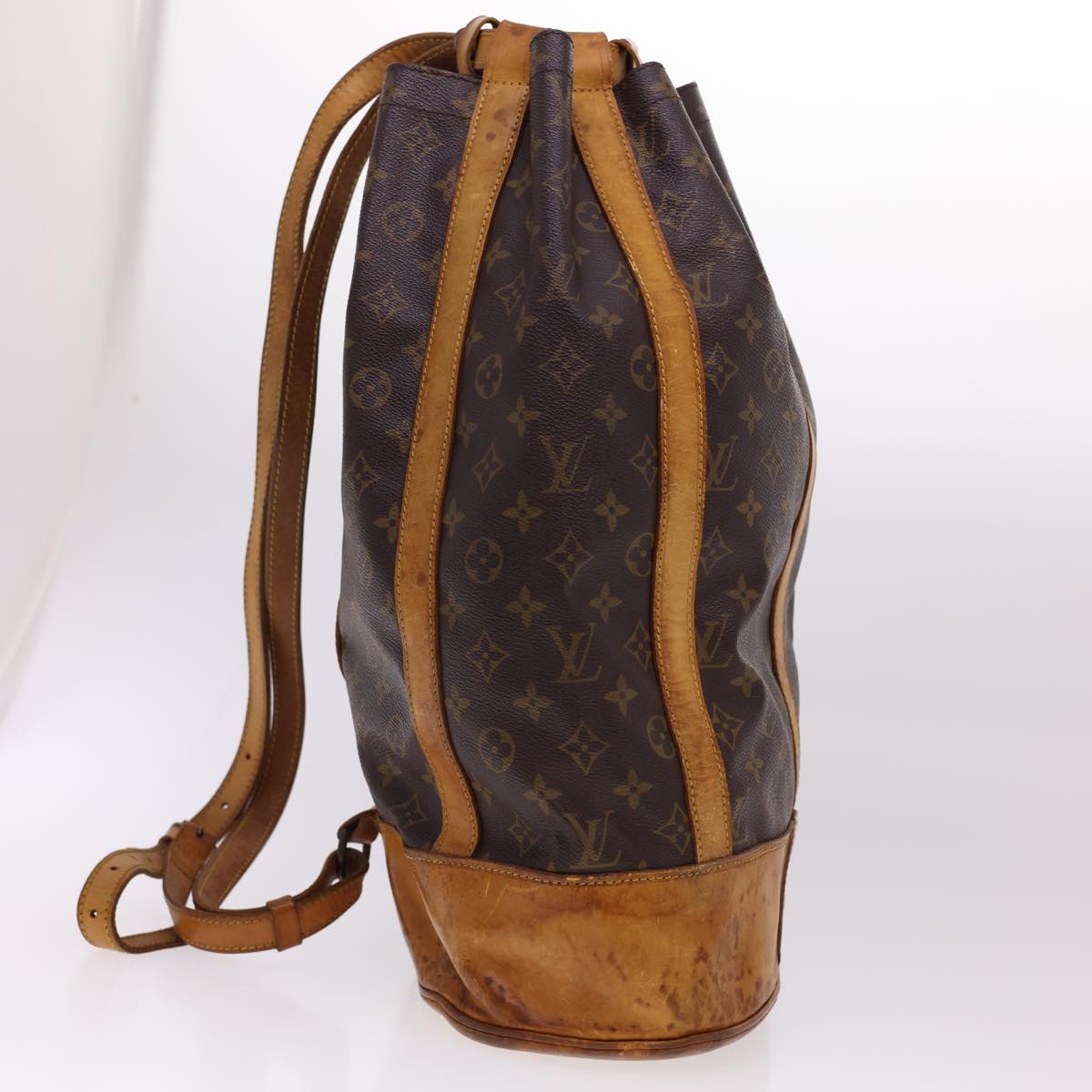 LOUIS VUITTON Monogram Randonnee GM Shoulder Bag M42244 LV Auth uy101