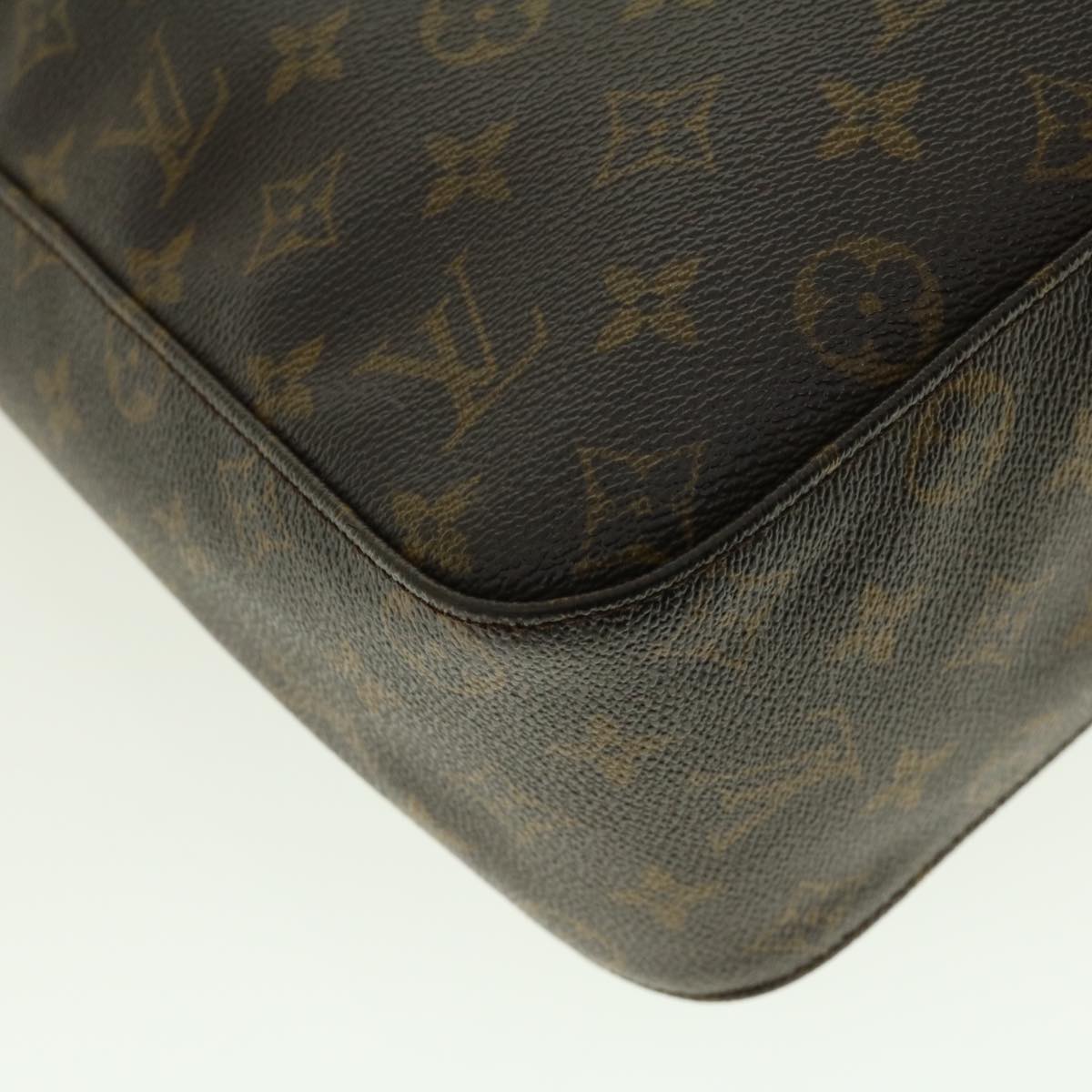 LOUIS VUITTON Monogram Looping GM Shoulder Bag M51145 LV Auth uy104