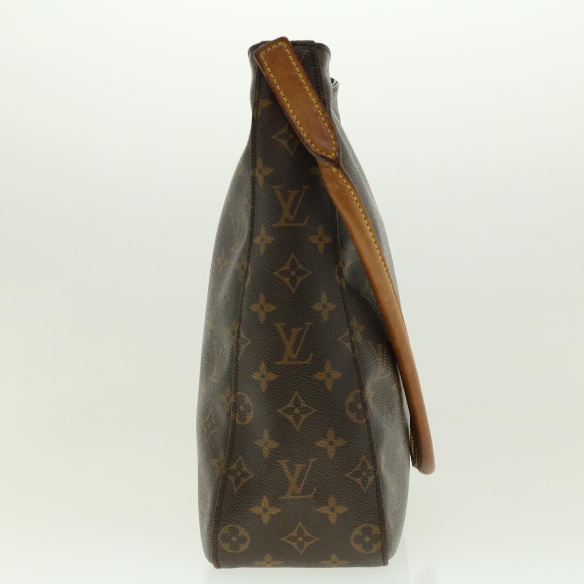 LOUIS VUITTON Monogram Looping GM Shoulder Bag M51145 LV Auth uy104