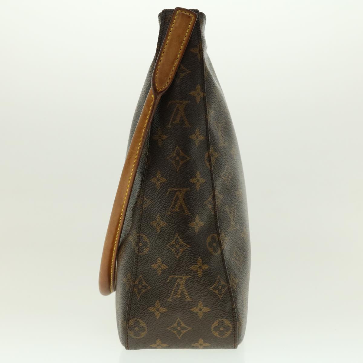 LOUIS VUITTON Monogram Looping GM Shoulder Bag M51145 LV Auth uy104