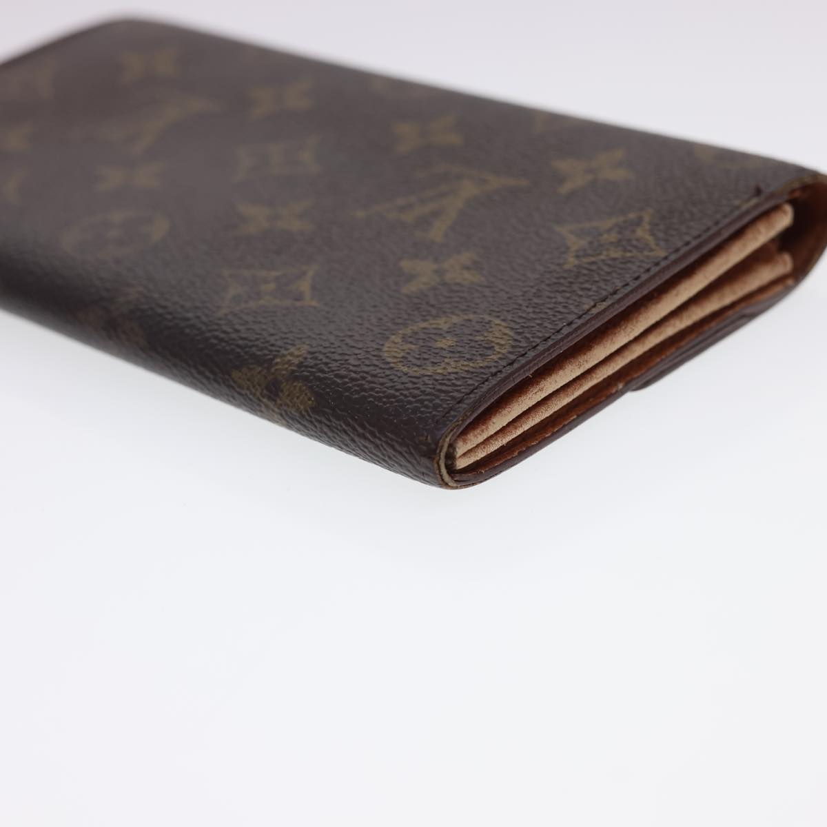 LOUIS VUITTON Monogram Pochette Porte Monnaie Credit Wallet M61725 LV Auth uy107