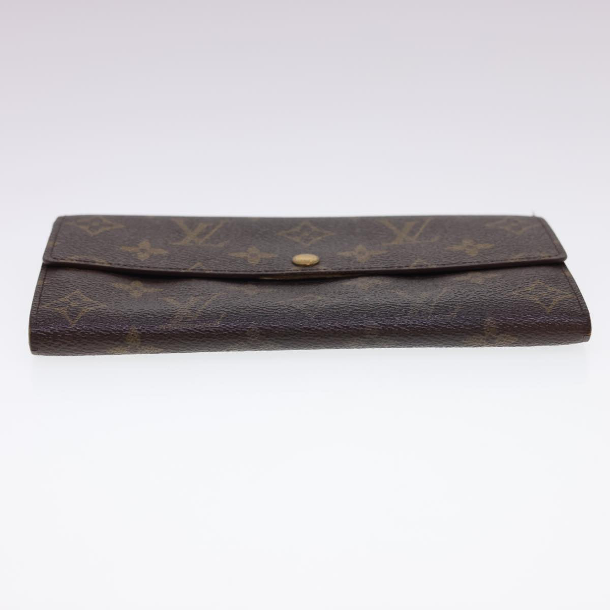 LOUIS VUITTON Monogram Pochette Porte Monnaie Credit Wallet M61725 LV Auth uy107