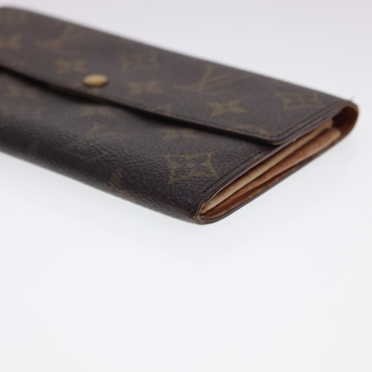 LOUIS VUITTON Monogram Pochette Porte Monnaie Credit Wallet M61725 LV Auth uy107