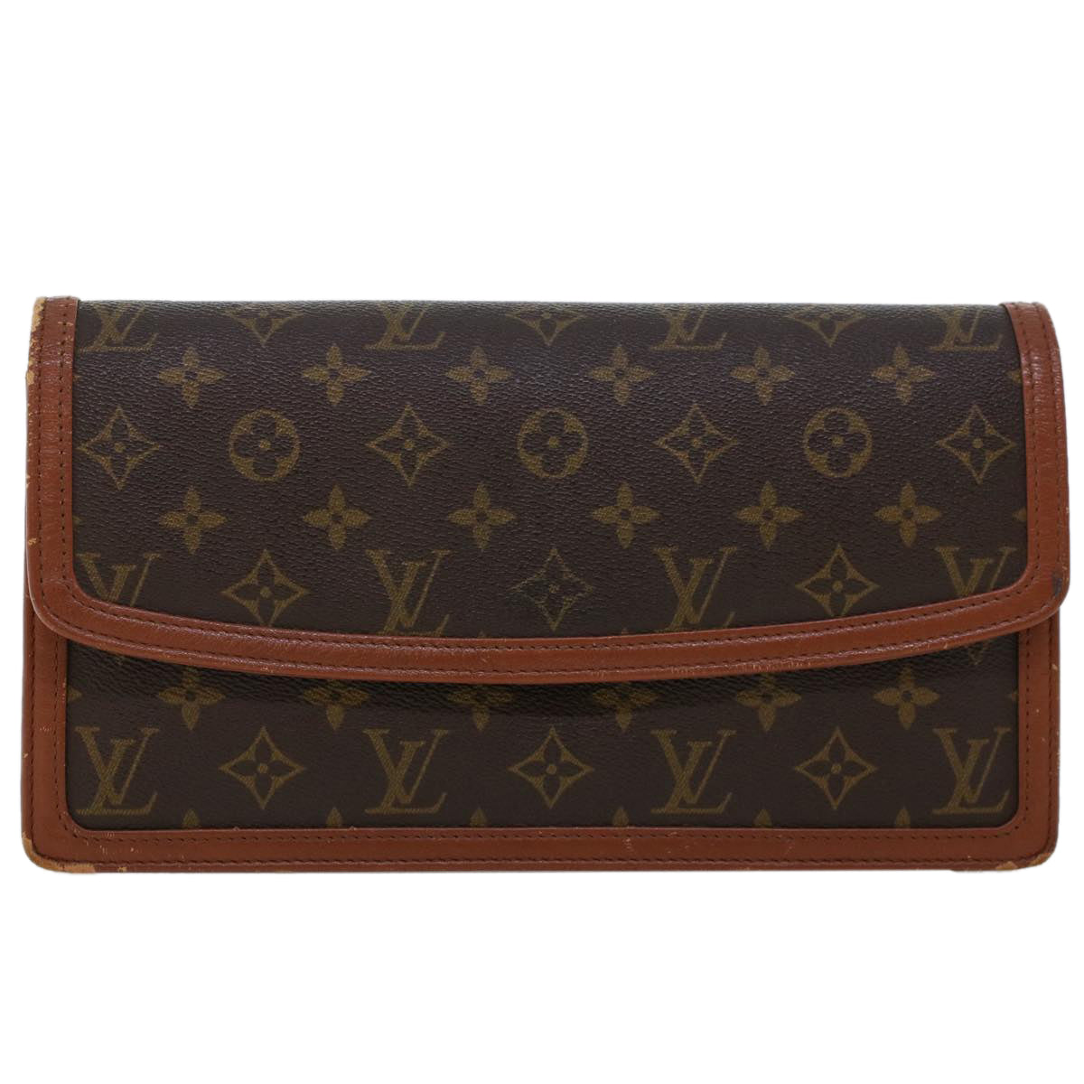 LOUIS VUITTON Monogram Pochette Dam GM Clutch Bag M51810 LV Auth uy118