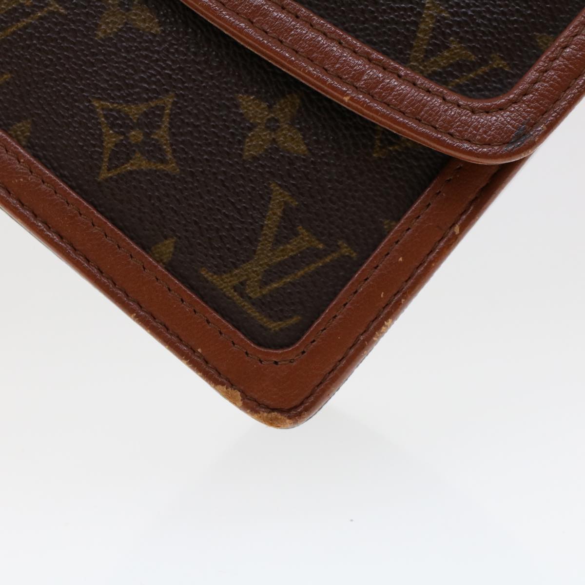 LOUIS VUITTON Monogram Pochette Dam GM Clutch Bag M51810 LV Auth uy118