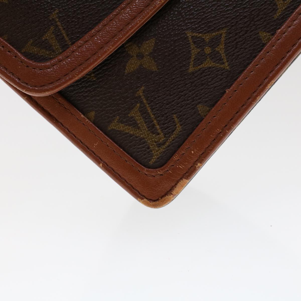 LOUIS VUITTON Monogram Pochette Dam GM Clutch Bag M51810 LV Auth uy118