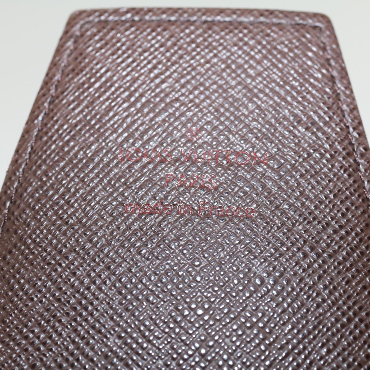 LOUIS VUITTON Damier Ebene Etui Cigarette Case N63024 LV Auth uy119