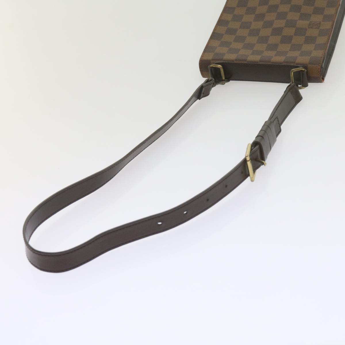 LOUIS VUITTON Damier Ebene Portello Shoulder Bag N45271 LV Auth uy137