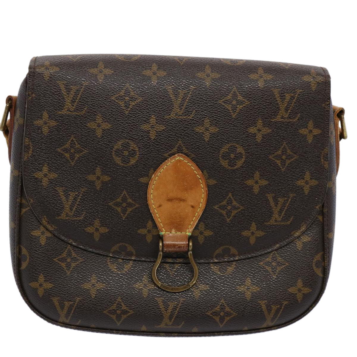 LOUIS VUITTON Monogram Saint Cloud GM Shoulder Bag M51242 LV Auth uy142