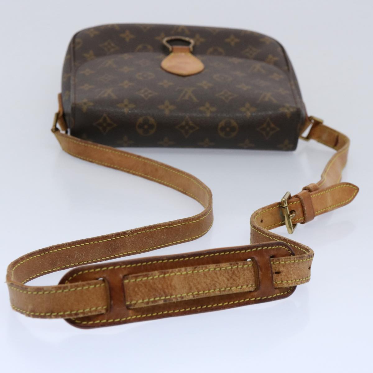 LOUIS VUITTON Monogram Saint Cloud GM Shoulder Bag M51242 LV Auth uy142