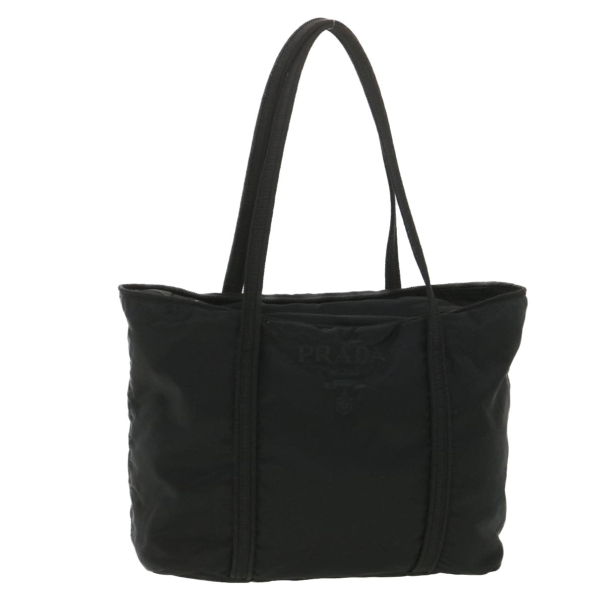 PRADA Shoulder Bag Nylon Black Auth yb010