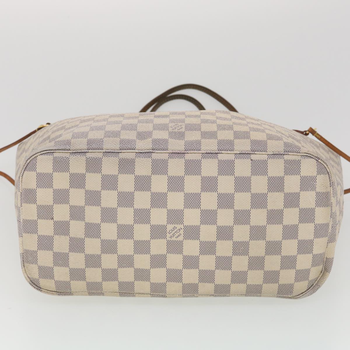 LOUIS VUITTON Damier Azur Neverfull MM Tote Bag N41605 LV Auth yb018