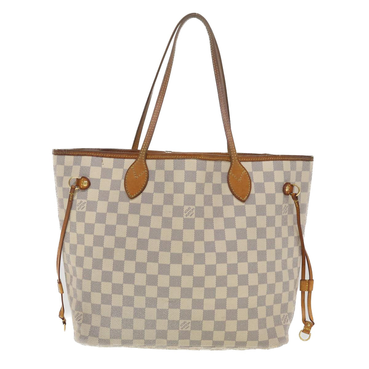 LOUIS VUITTON Damier Azur Neverfull MM Tote Bag N41605 LV Auth yb018