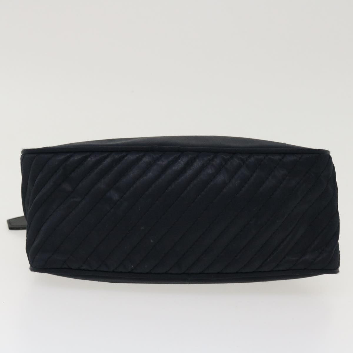 SAINT LAURENT Hand Bag Nylon Vintage Black Auth yb028