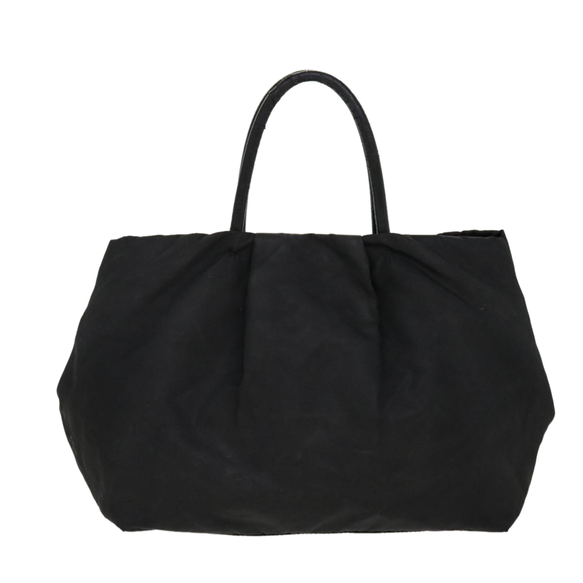 PRADA Hand Bag Nylon Black Auth yb046 - 0