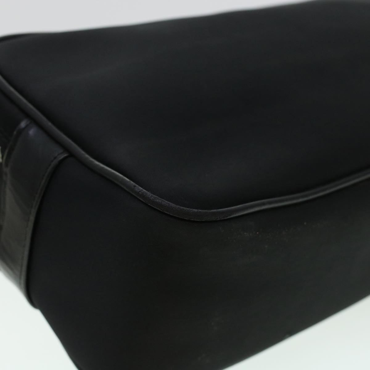 BURBERRY Clutch Bag Nylon Black Auth yb089