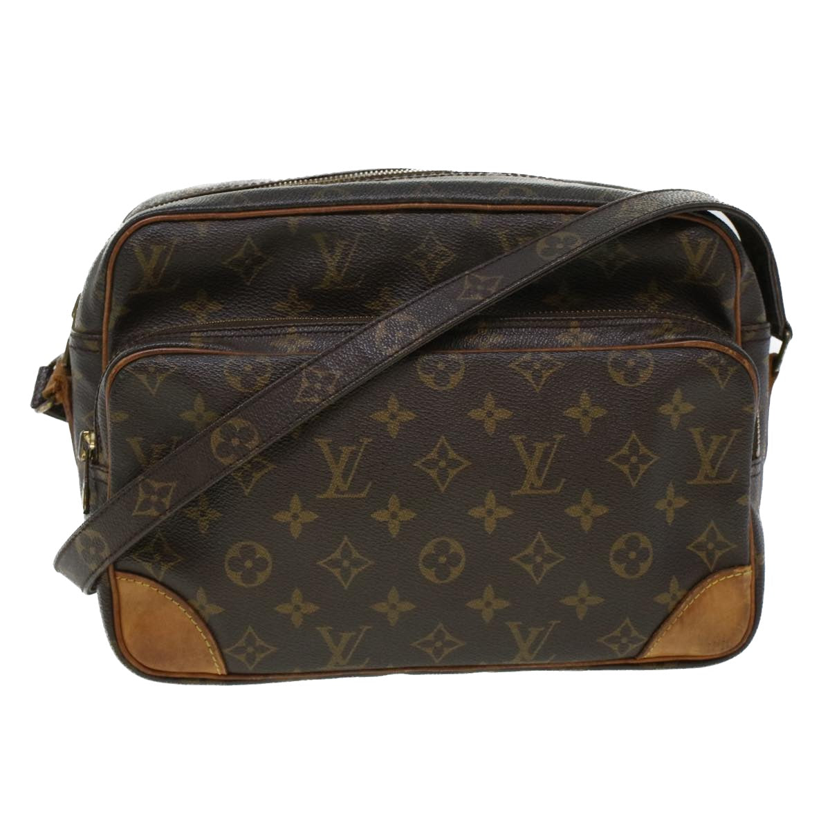 LOUIS VUITTON Monogram Nile Shoulder Bag M45244 LV Auth yb114