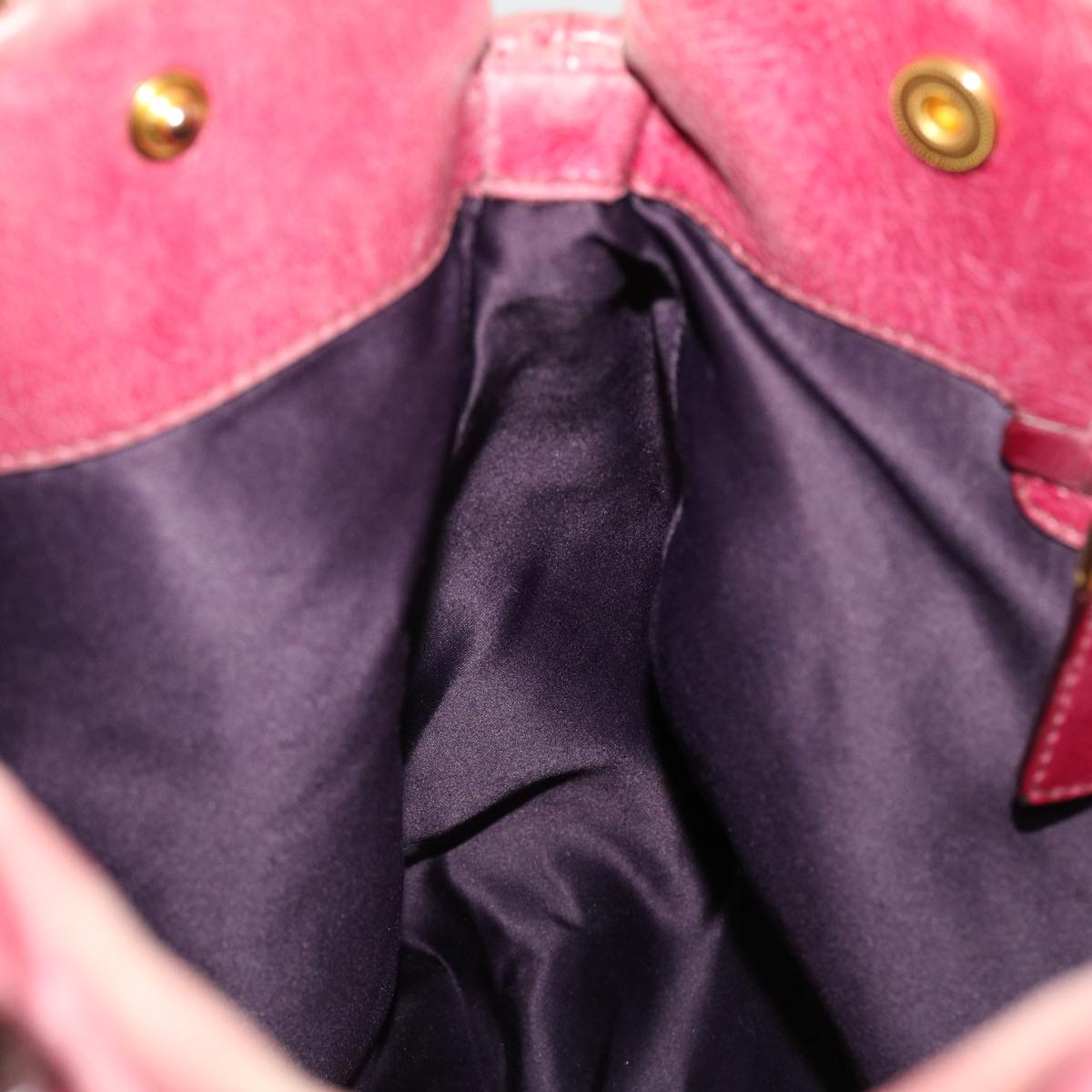 Miu Miu Shoulder Bag Leather Pink Auth yb240
