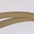 BALLY Quilted Shoulder Bag Leather Beige Auth yb275-8