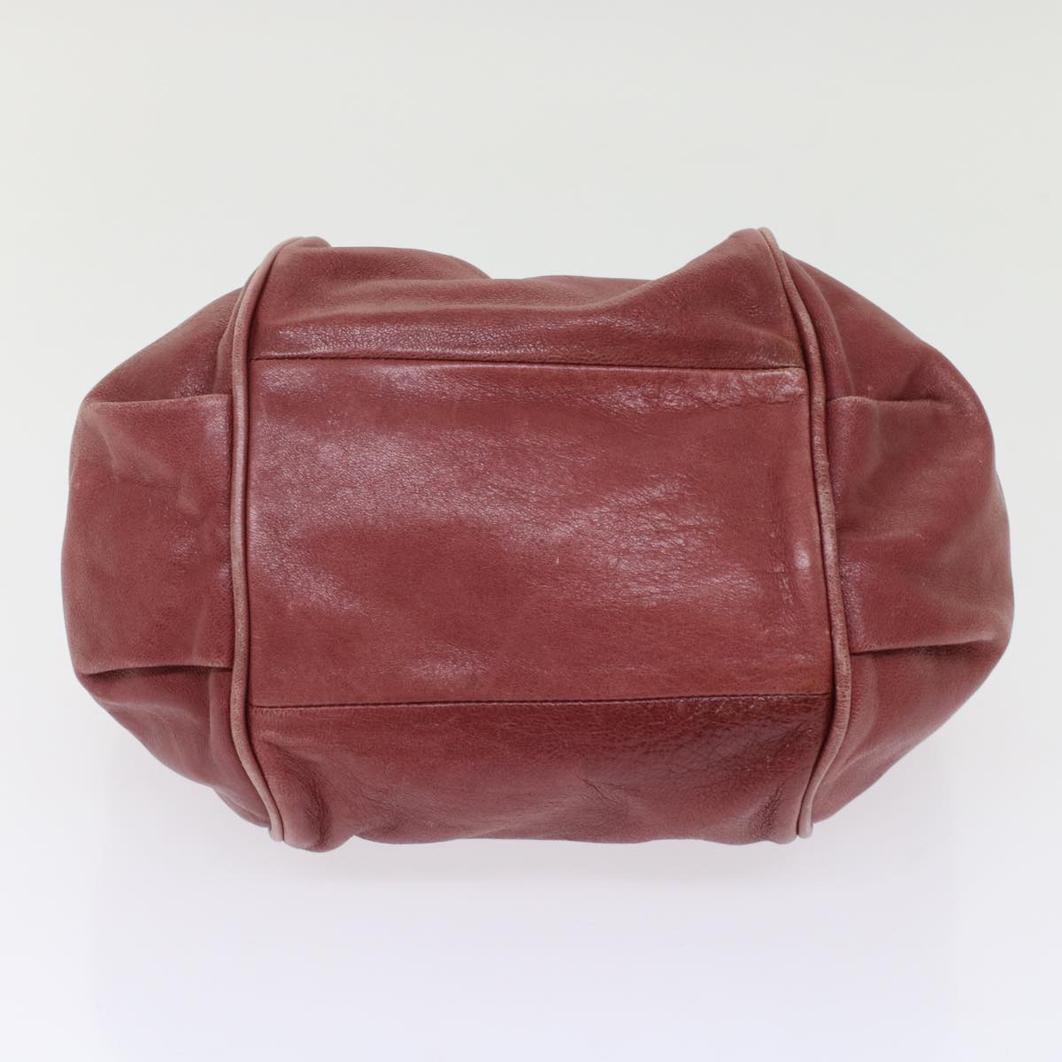 Chloe Etel Hand Bag Leather 2way Red 01・13・50・65 Auth yb285