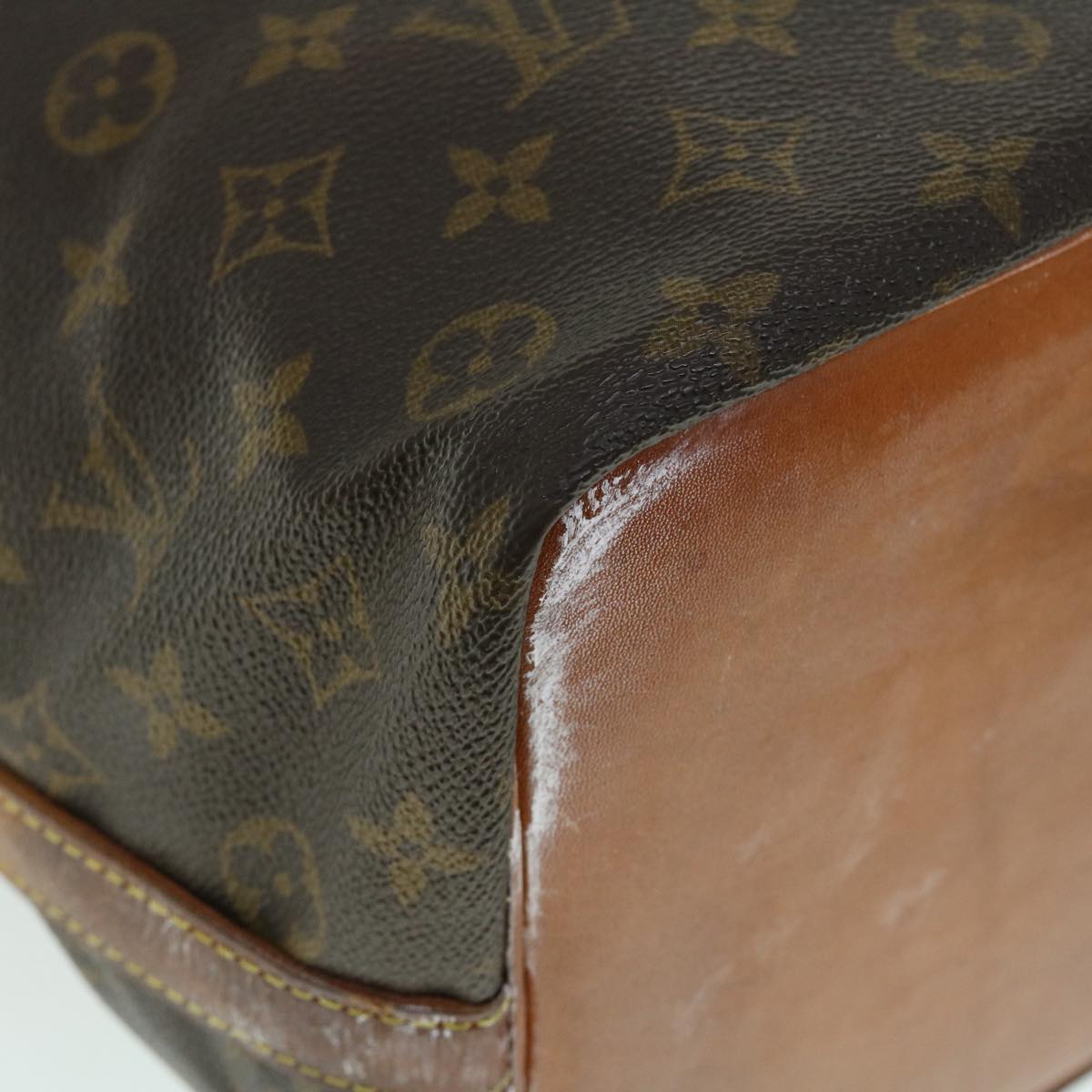 LOUIS VUITTON Monogram Petit Noe Shoulder Bag M42226 LV Auth yb322