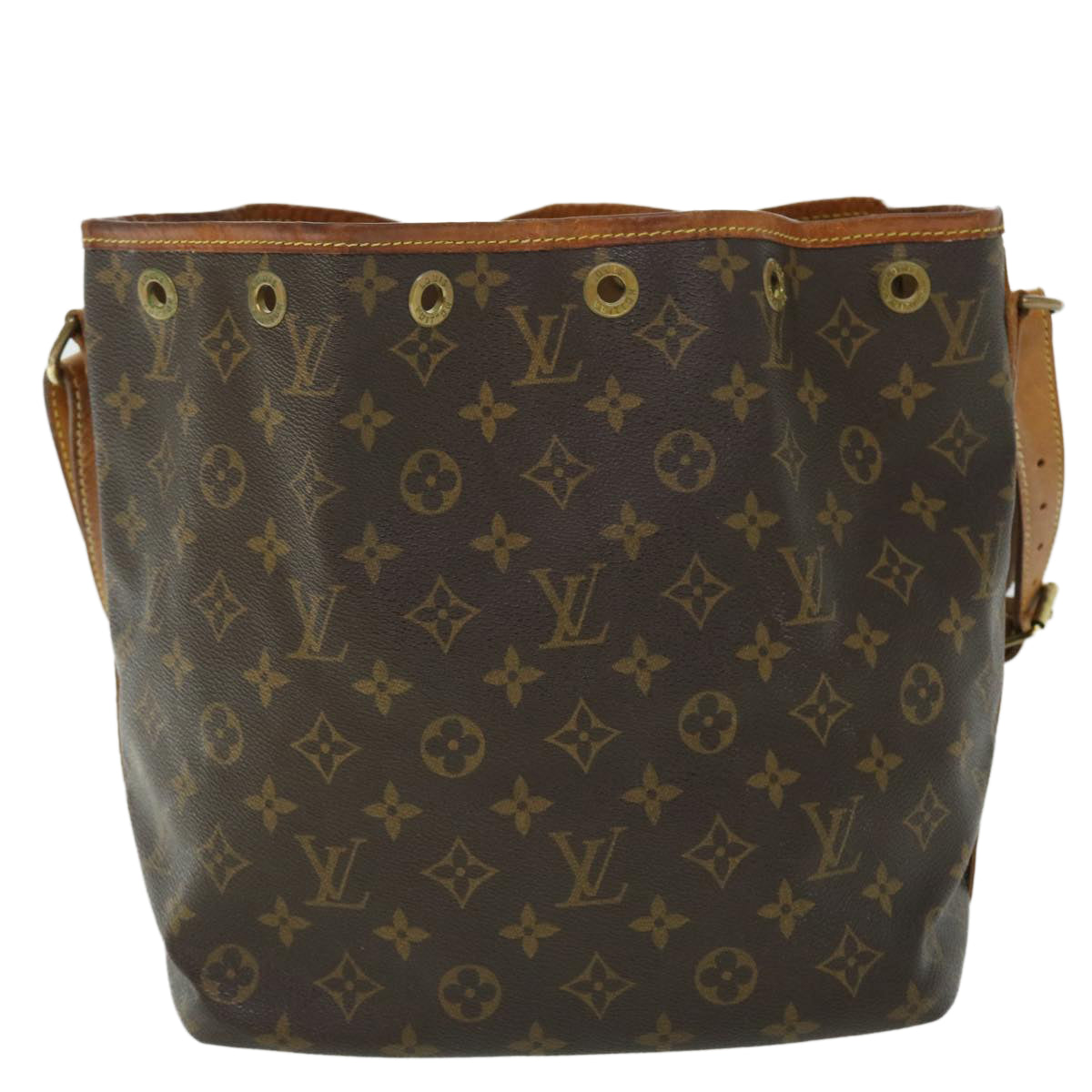 LOUIS VUITTON Monogram Petit Noe Shoulder Bag M42226 LV Auth yb322