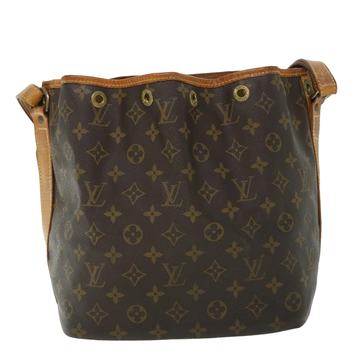 LOUIS VUITTON Monogram Petit Noe Shoulder Bag M42226 LV Auth yb322 - 0