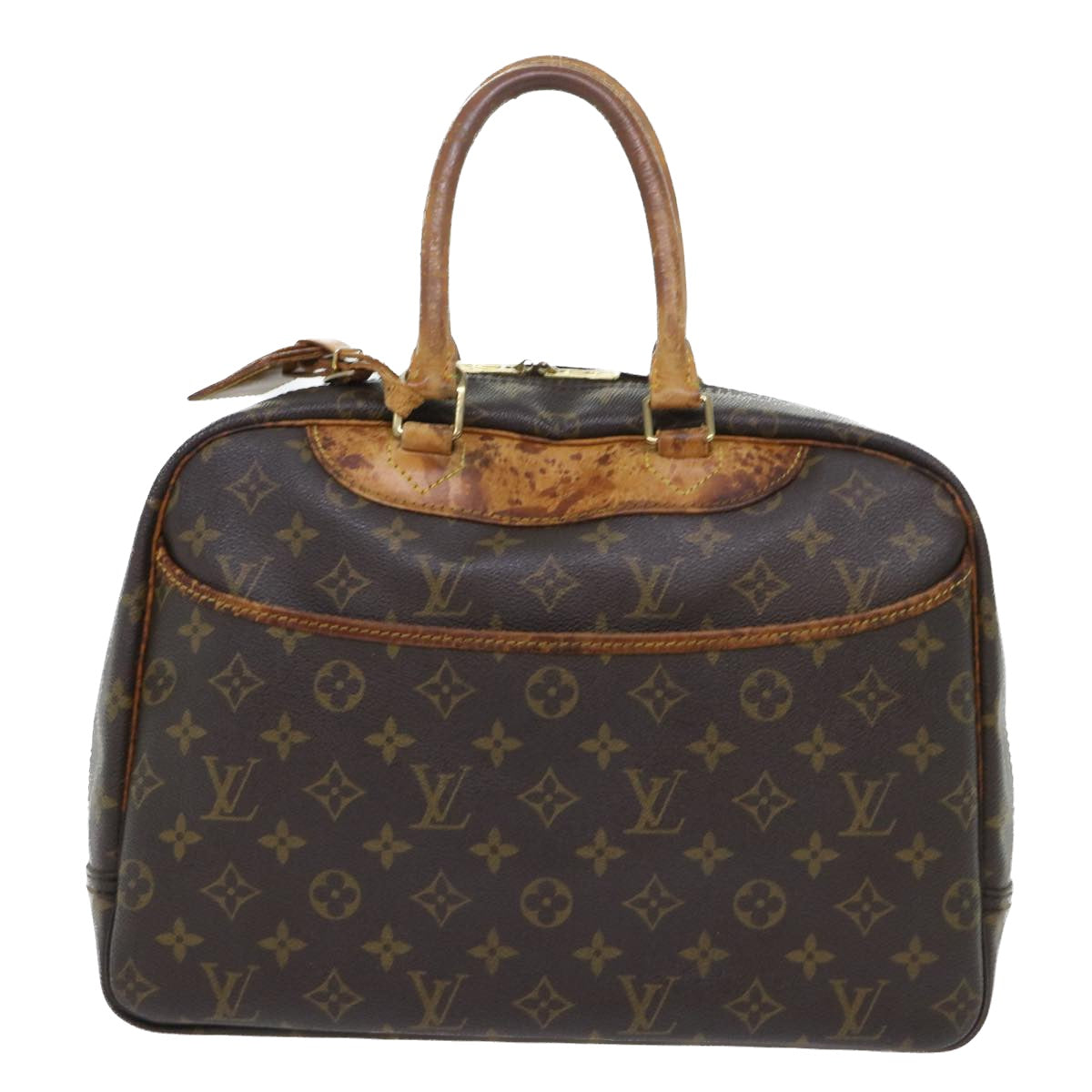 LOUIS VUITTON Monogram Deauville Hand Bag M47270 LV Auth yb344