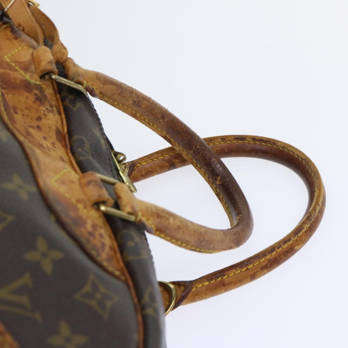 LOUIS VUITTON Monogram Deauville Hand Bag M47270 LV Auth yb344