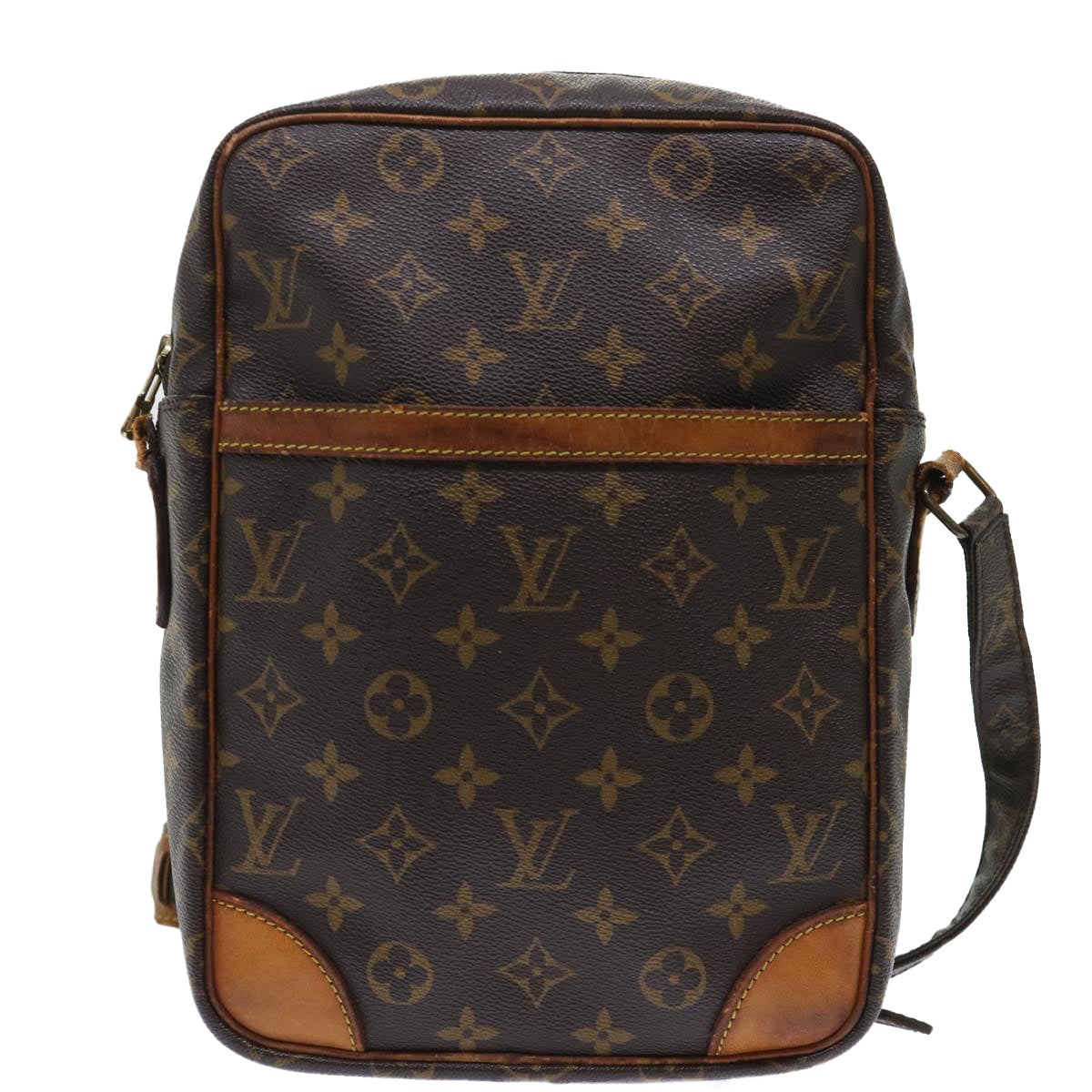 LOUIS VUITTON Monogram Danube MM Shoulder Bag M45264 LV Auth yb349