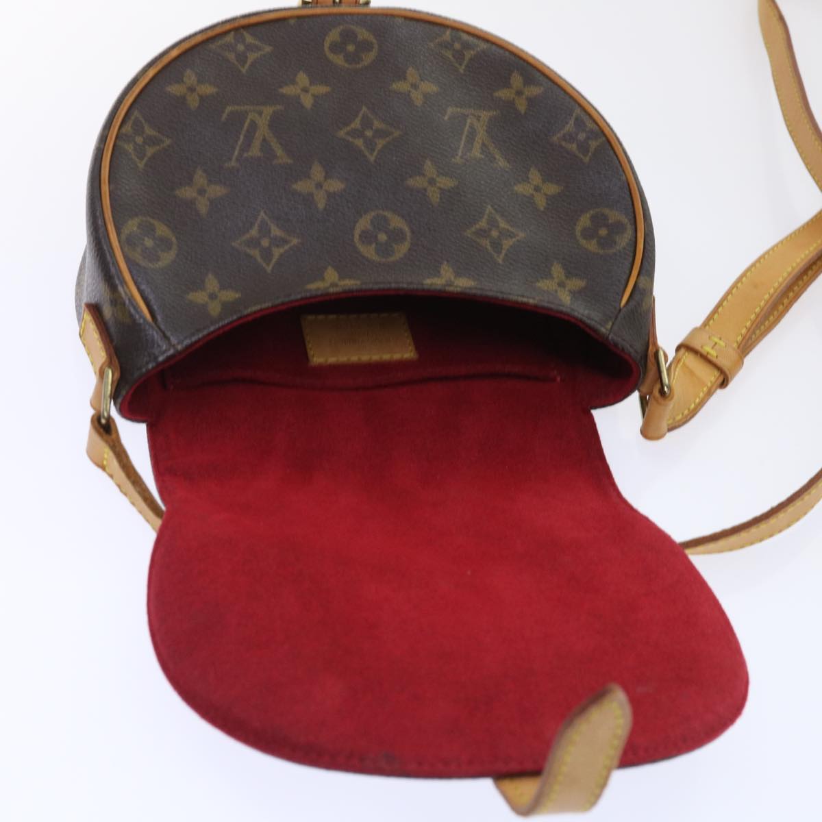 LOUIS VUITTON Monogram Tambourine Shoulder Bag M51179 LV Auth yb353