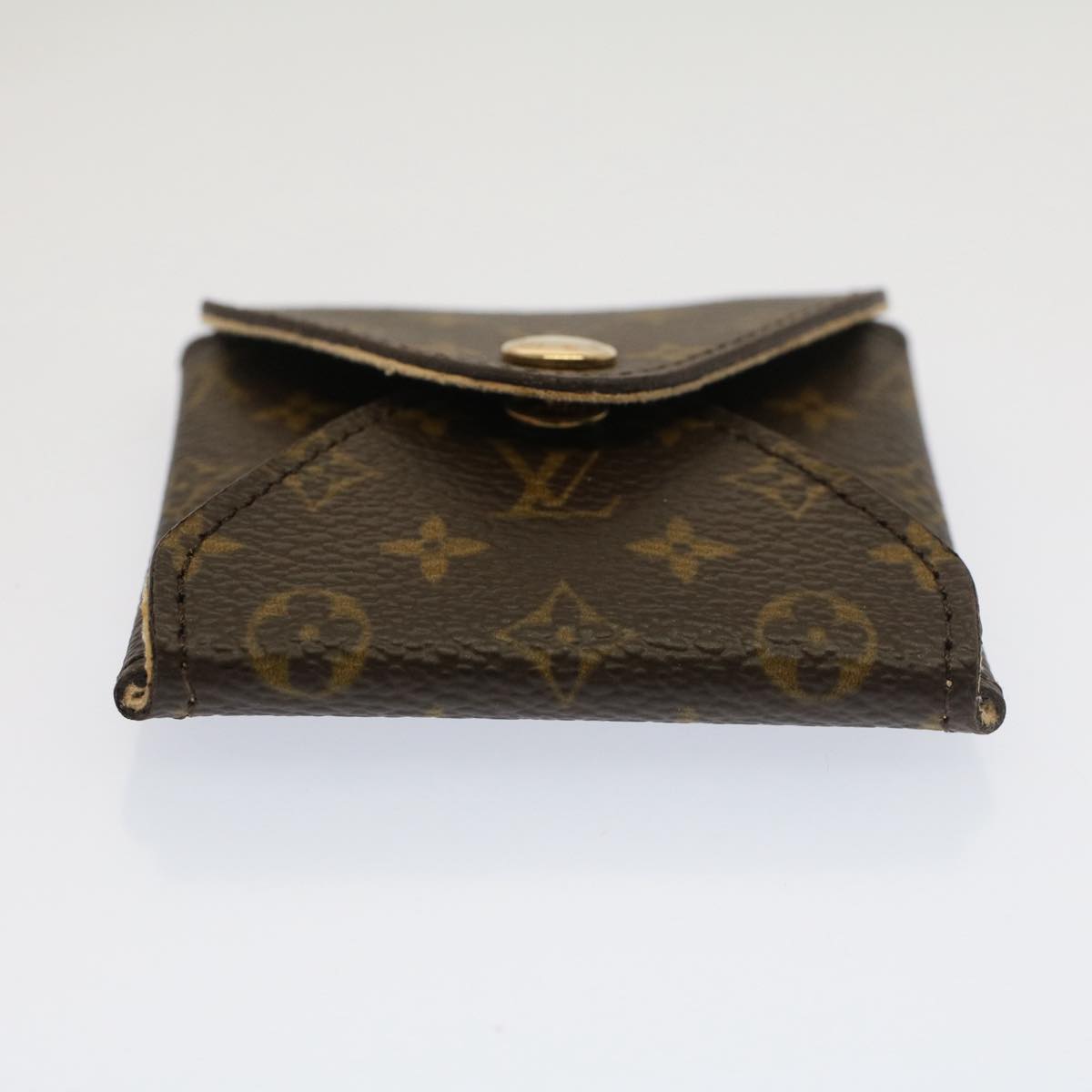 LOUIS VUITTON Monogram Jewelry Case LV Auth yb363