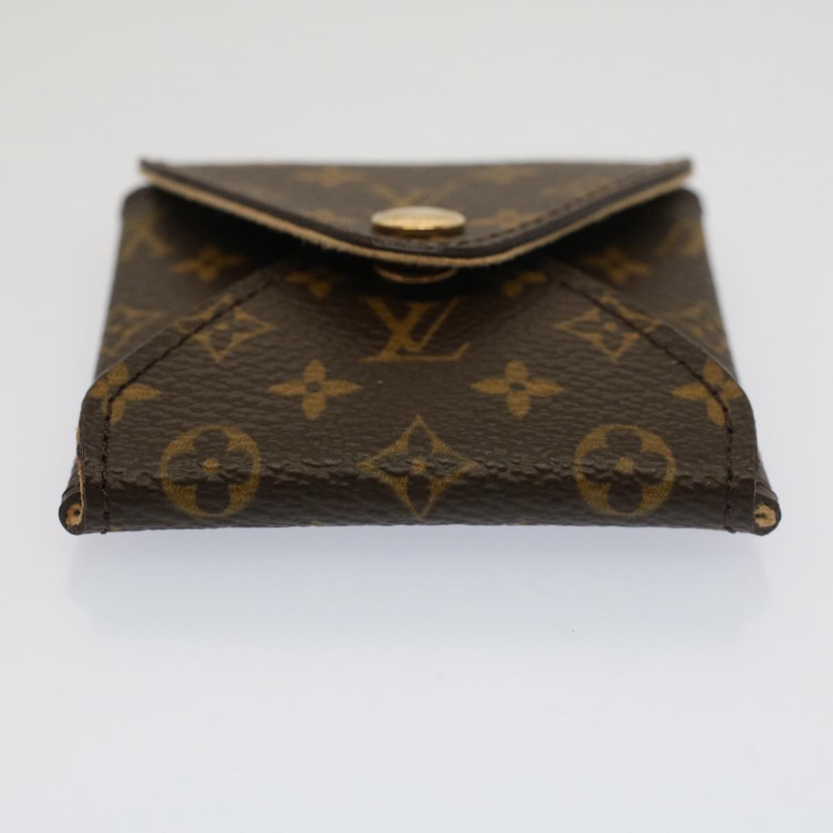 LOUIS VUITTON Monogram Jewelry Case LV Auth yb364