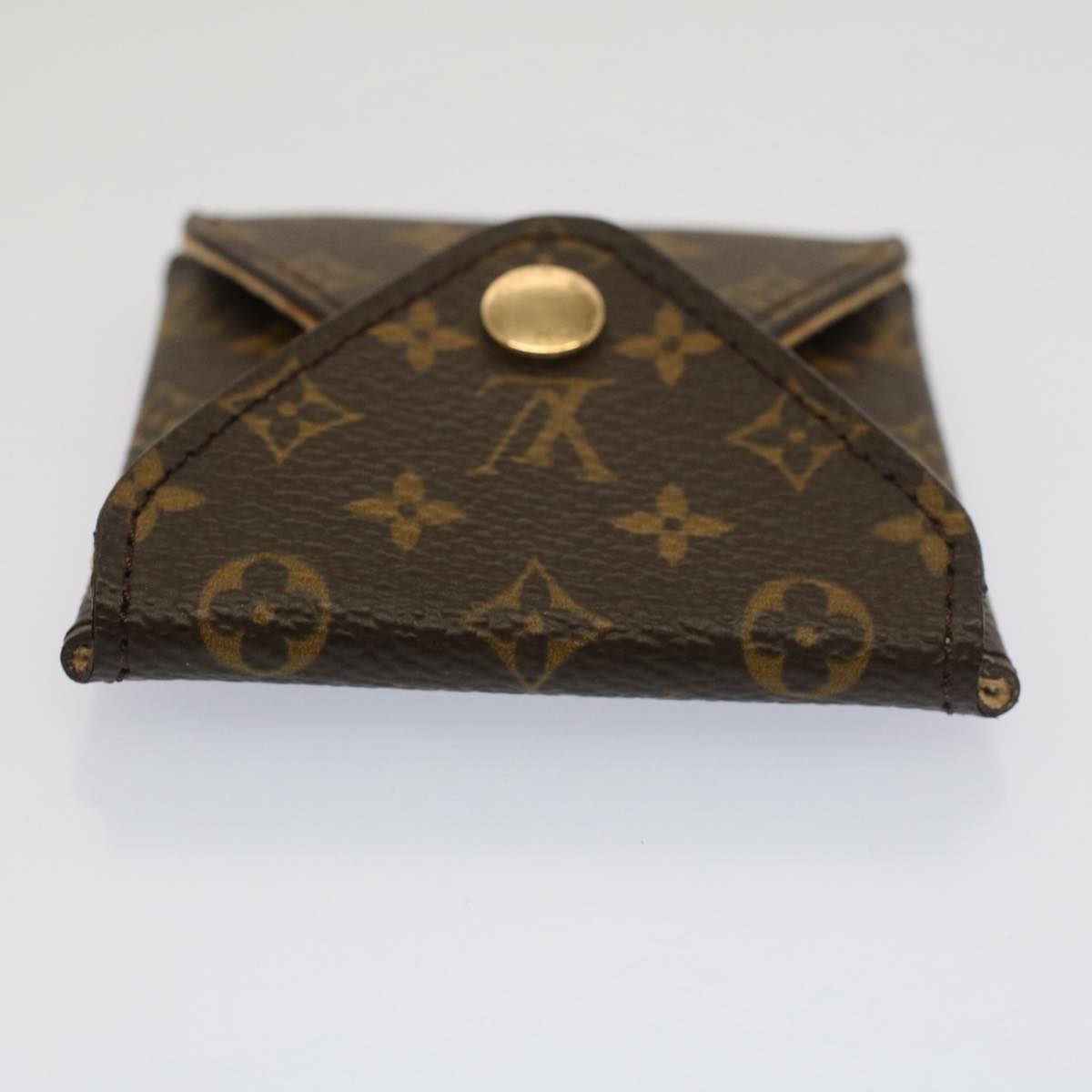 LOUIS VUITTON Monogram Jewelry Case LV Auth yb364