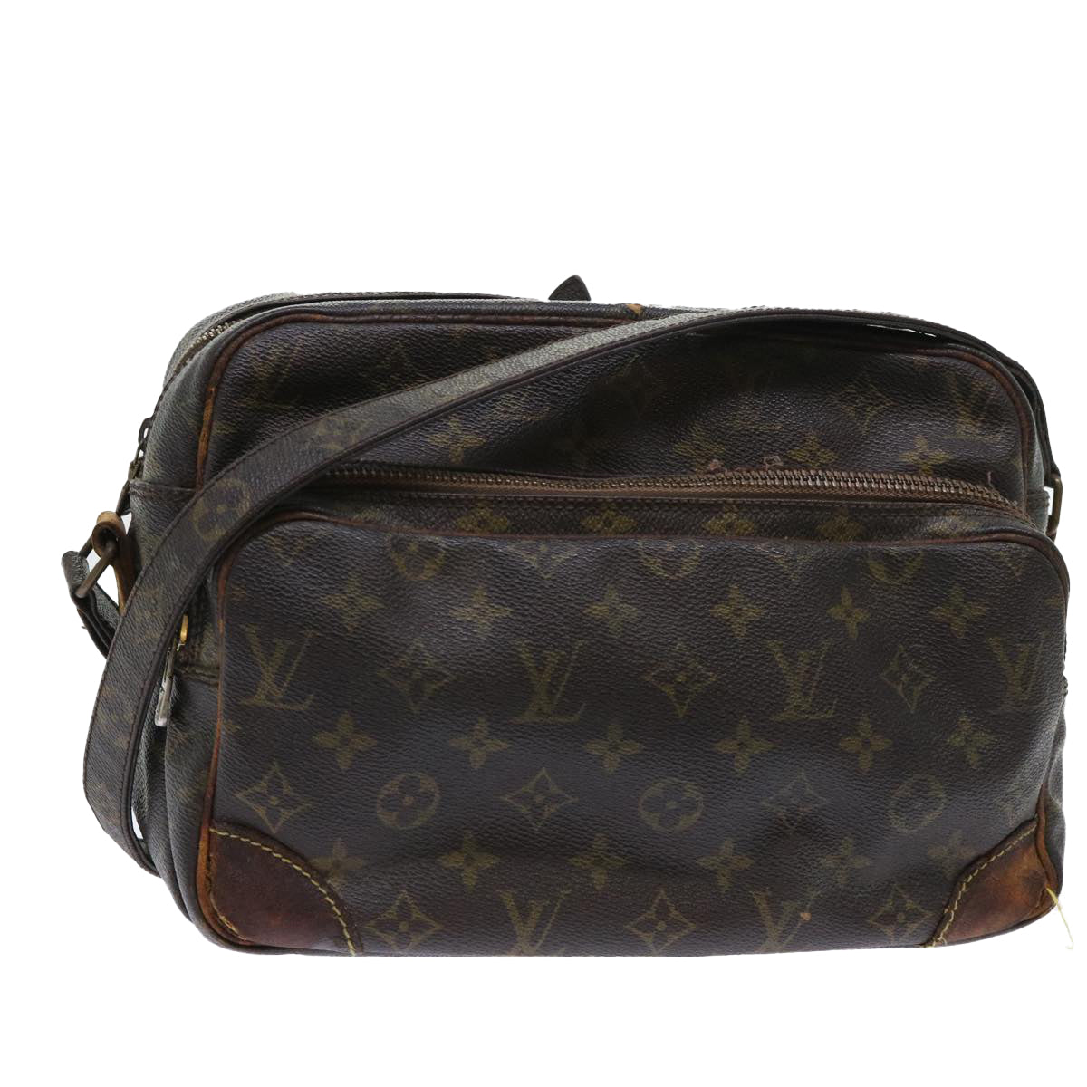 LOUIS VUITTON Monogram Nile Shoulder Bag M45244 LV Auth yb369