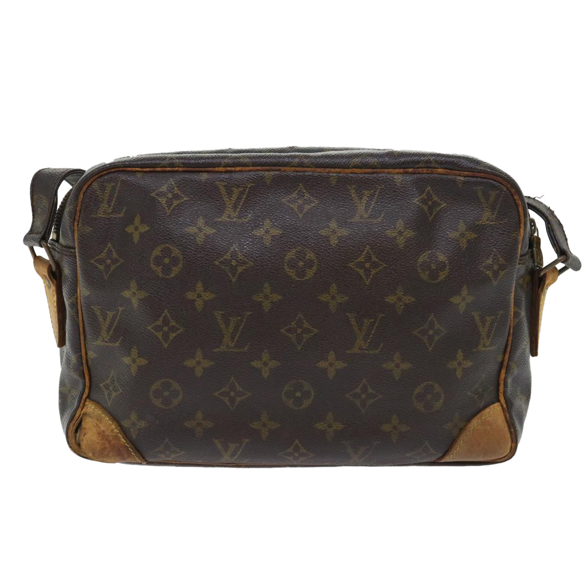 LOUIS VUITTON Monogram Nile Shoulder Bag M45244 LV Auth yb369