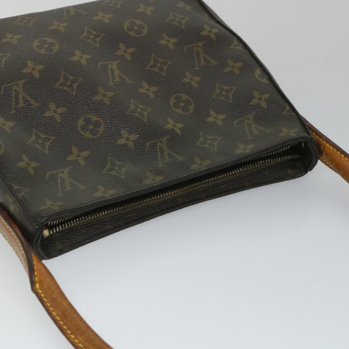 LOUIS VUITTON Monogram Looping MM Shoulder Bag M51146 LV Auth yb382