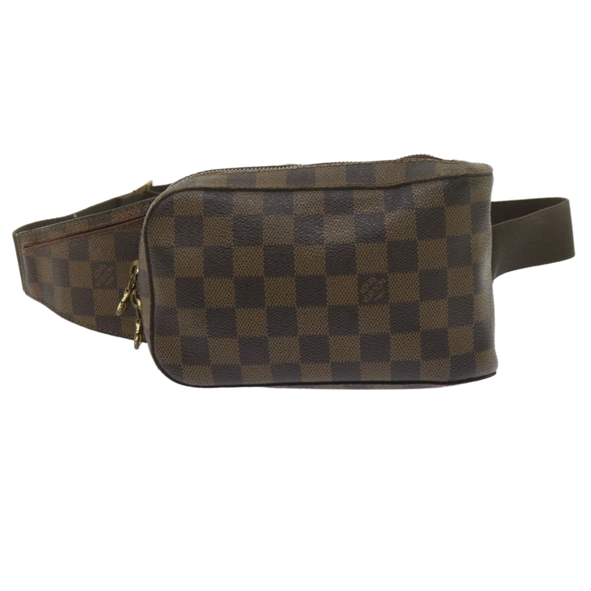 LOUIS VUITTON Damier Ebene Geronimos Shoulder Bag N51994 LV Auth yb459