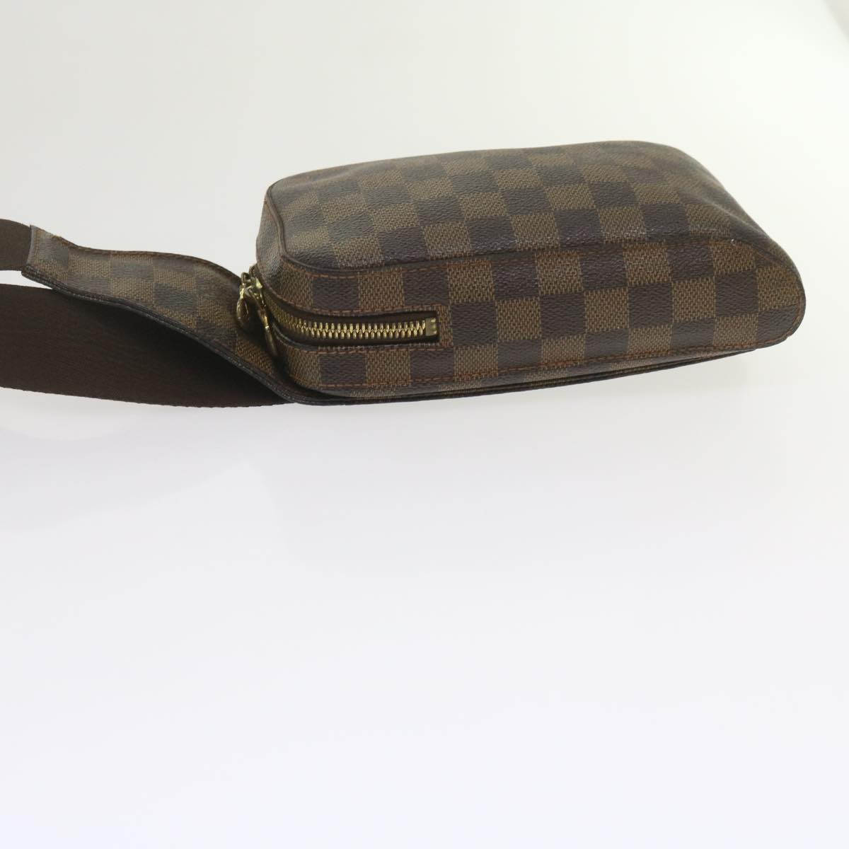 LOUIS VUITTON Damier Ebene Geronimos Shoulder Bag N51994 LV Auth yb459