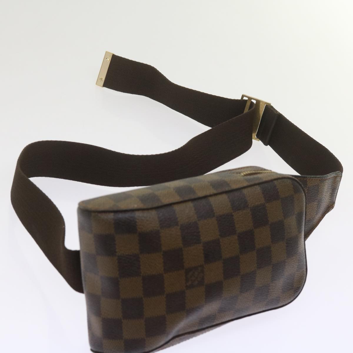 LOUIS VUITTON Damier Ebene Geronimos Shoulder Bag N51994 LV Auth yb459