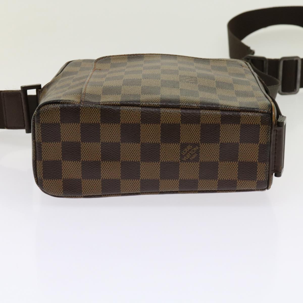 LOUIS VUITTON Damier Ebene Olaf PM Shoulder Bag N41442 LV Auth yk10000