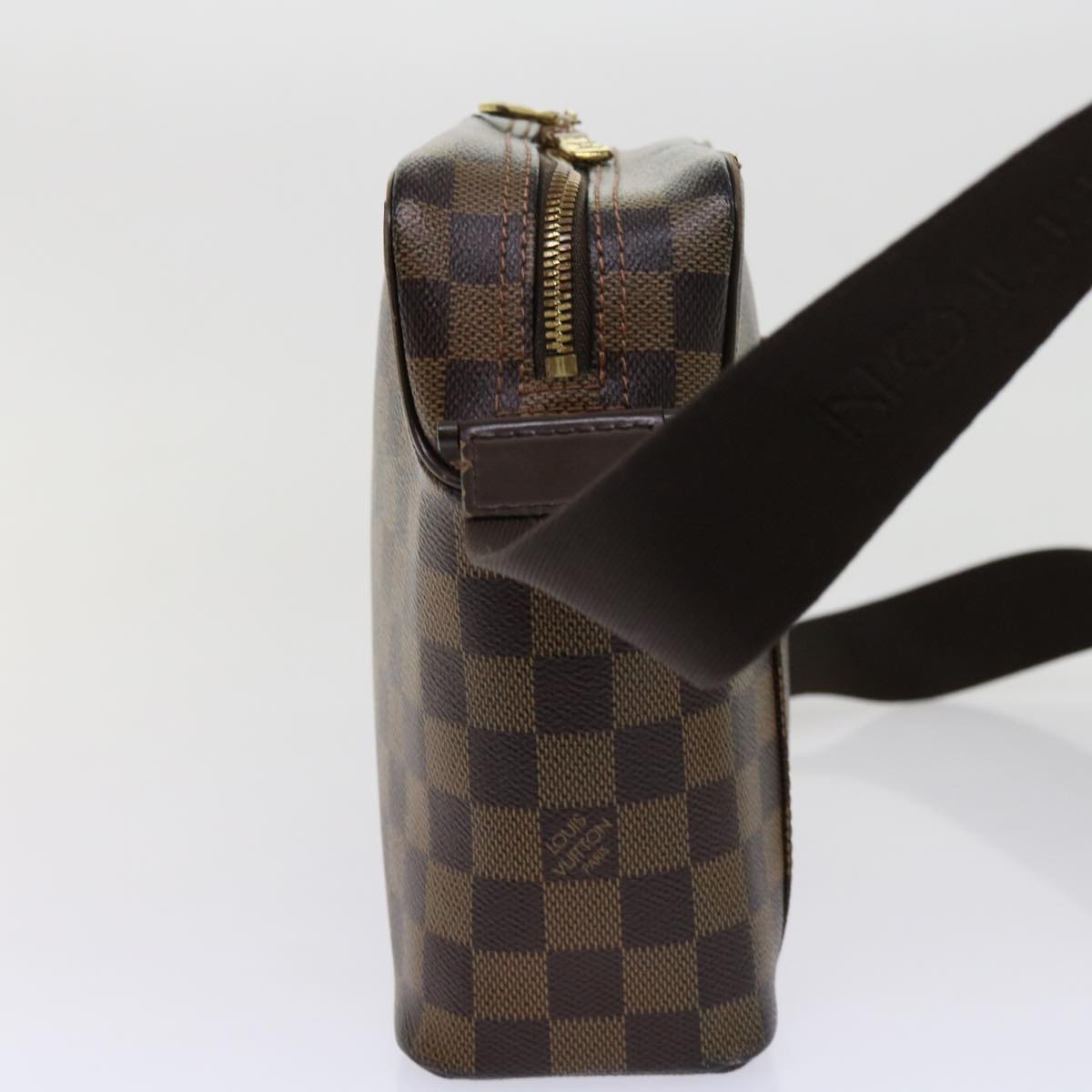 LOUIS VUITTON Damier Ebene Olaf PM Shoulder Bag N41442 LV Auth yk10000