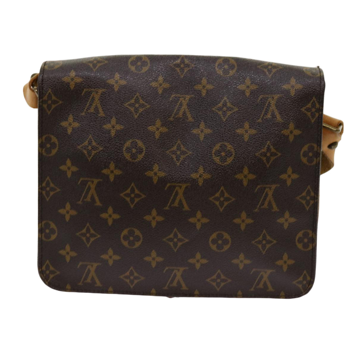 LOUIS VUITTON Monogram Cartouchiere GM Shoulder Bag M51252 LV Auth yk10002