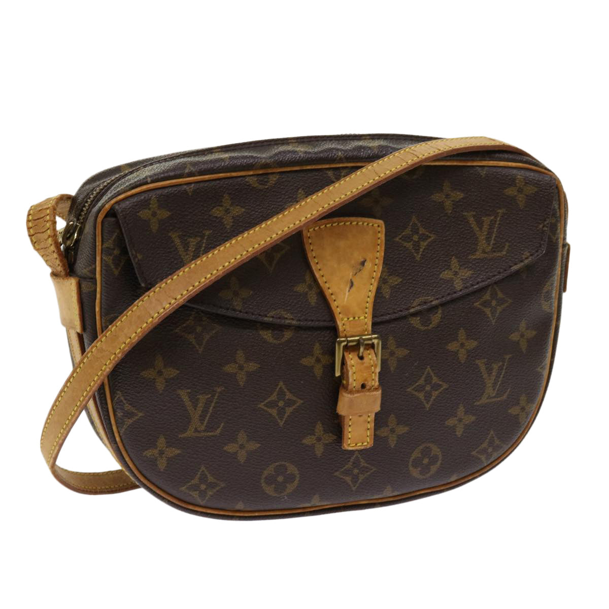 LOUIS VUITTON Monogram Jeune Fille MM Shoulder Bag M51226 LV Auth yk10003