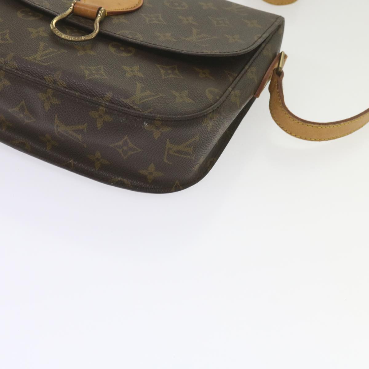 LOUIS VUITTON Monogram Saint Cloud GM Shoulder Bag M51242 LV Auth yk10005